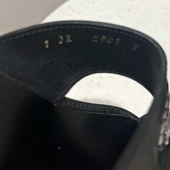 Prada ‘Jesus’ Leather Sandals - Picture 10 of 12